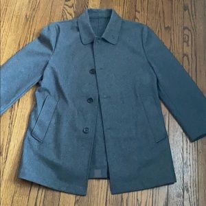 Men’s Club Monaco gray Pea Coat - small
